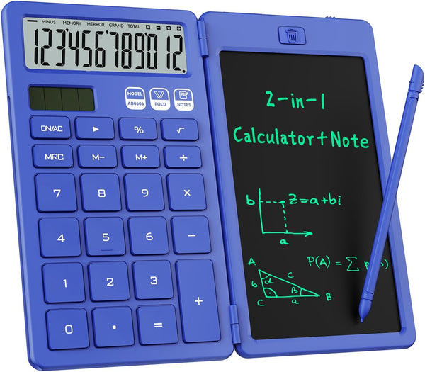 NEWYES AB0606 Basic Calculators with Erasable LCD Notepad – newyes1
