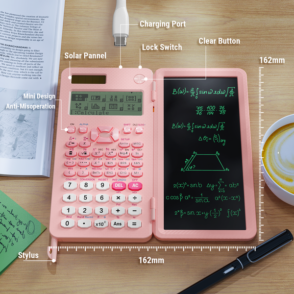 NEWYES NY-991ES Plus Scientific Calculator with Erasable LCD
