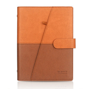Brown PU Leather Reusable Smart Notebook