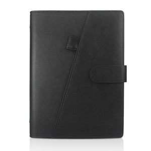 Black PU Leather Reusable Smart Notebook