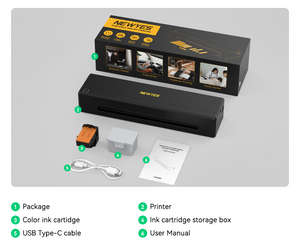 NEWYES LD0806 ポータブルインクジェットプリンター NEWYES LD0806 A4 Wireless Portable Color Inkjet Printer