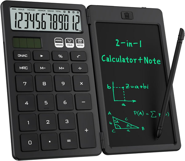 NEWYES AB0606 Basic Calculators with Erasable LCD Notepad – newyes1