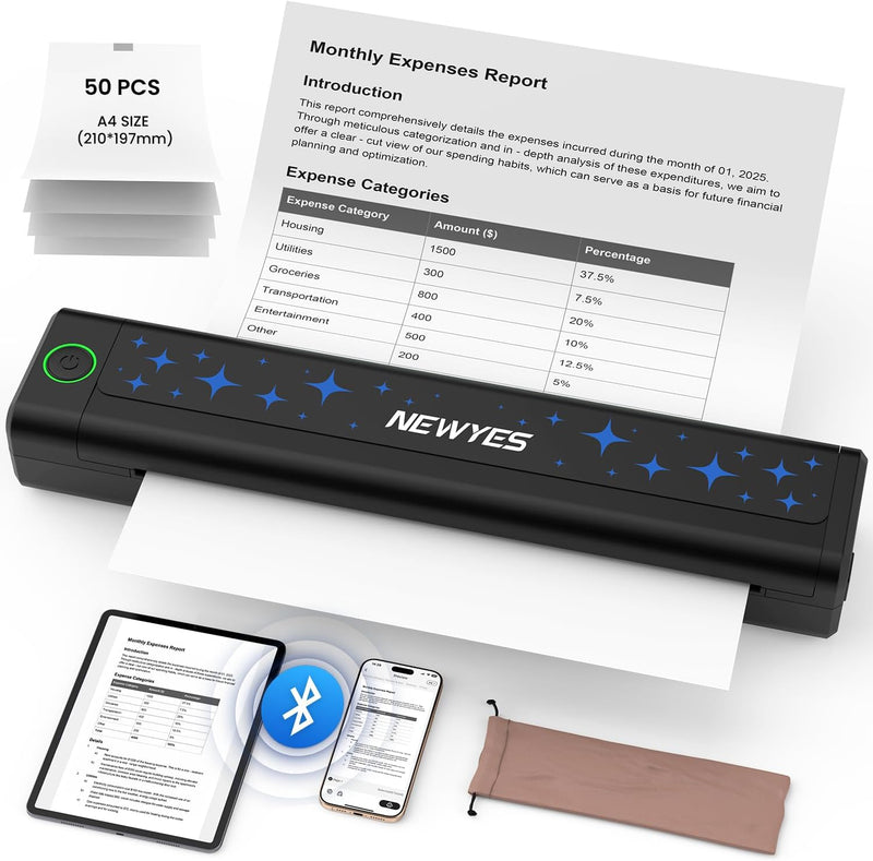 NEWYES LD0803 Portable Thermal Printer – newyes1