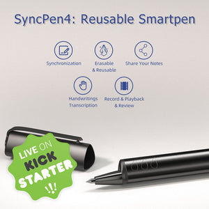 SyncPen 4: NEWYES 4th Generation Reusable Smartpen Set