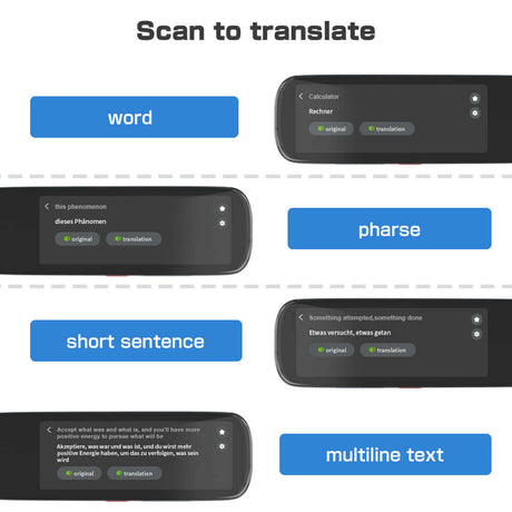 NEWYES Scan Reader Pen 3| Text to Speech Scanner| OCR Reading Pen| Multilingual Instant Translator | Language Translation